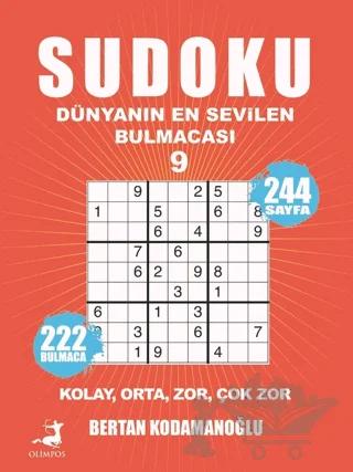 Sudoku - Dünyanın En Sevilen Bulmacası 9 – Bertan Kodamanoğlu – Olimpos Yayınları kitap kapağı