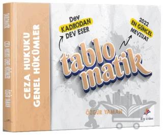 Ceza Hukuku Genel Hükümler Tablomatik Konu Anlatımı
