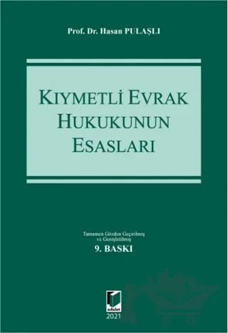 Kıymetli Evrak Hukukunun Esasları