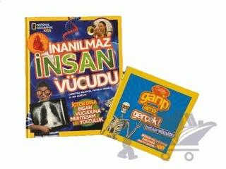 National Geographic Kids-İnanılmaz İnsan Vücudu Seti-2 Kitap Takım