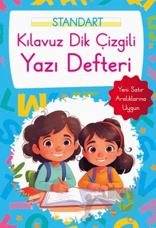 Kılavuz Dik Çizgili Yazı Defteri Küçük Boy - Mavi