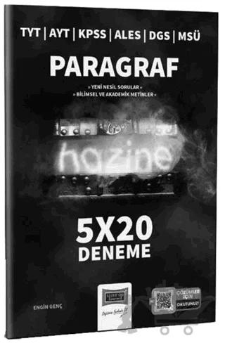 TYT AYT KPSS ALES DGS MSÜ Hazine Paragraf 5x20 Denemeler Yargı Yayınları