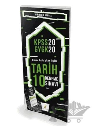 KPSS 2020 GYGK - Tüm Adaylar İçin Tarih 10 Deneme Sınavı