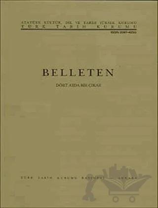 Belleten Sayı: 289