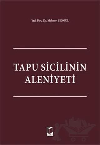 Tapu Sicilinin Aleniyeti