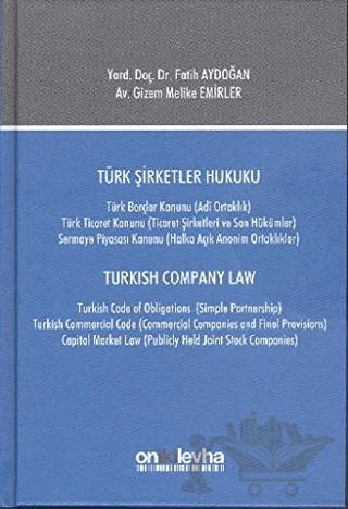 Türk Şirketler Hukuku / Turkish Company Law