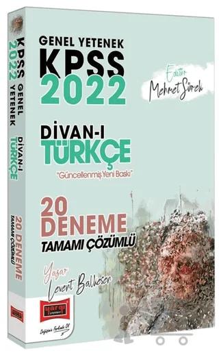 2022 KPSS Genel Yetenek Divanı Türkçe Tamamı Çözümlü 20 Deneme