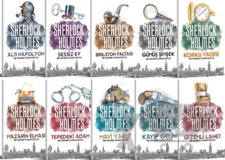 Sherlock Holmes Seti (10 Kitap Takım) – Sir Arthur Conan Doyle – Halk Kitabevi kitap kapağı