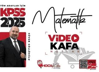 2025 KPSS Matematik Video Kafa Notlar – Güven Güllüoğlu – Hoca Kafası Yayınları kitap kapağı