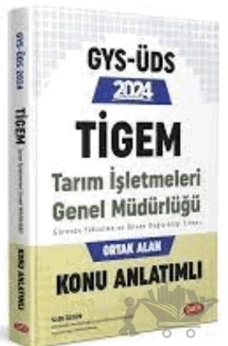 2024 GYS TİGEM Tarım İşletmeleri Konu Anlatımlı Soru Bankası