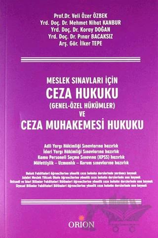 Ceza Hukuku ve Ceza Muhakemesi Hukuku