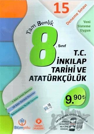 8. Sınıf T.C. İnkılap Tarihi ve Atatürkçülük Tam Benlik 15 Deneme Sınavı