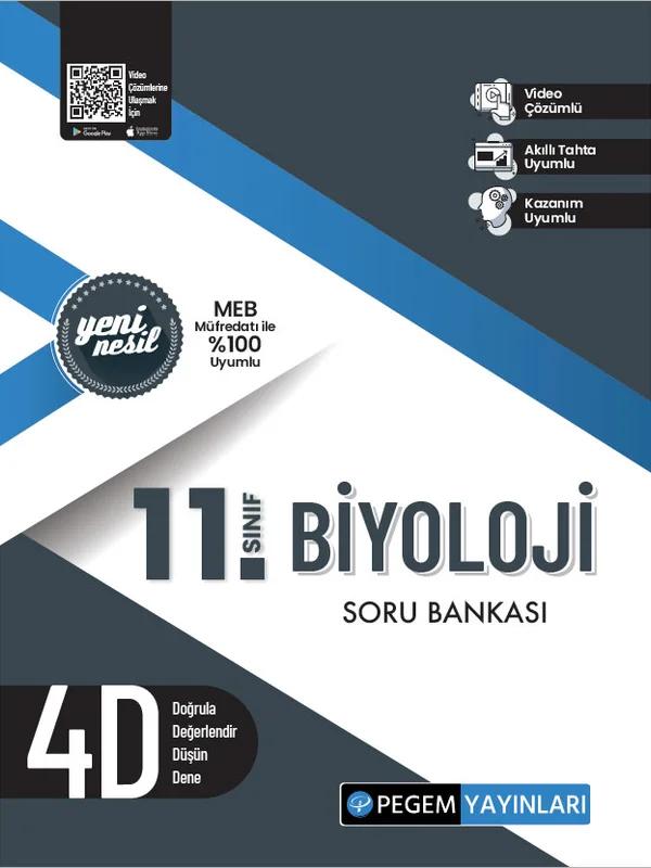 Pegem 11. Sınıf Biyoloji Soru Bankası