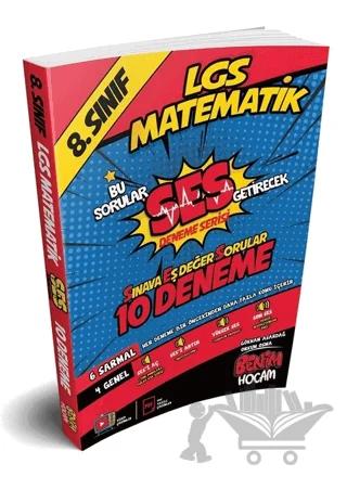 LGS 8. Sınıf SES Getirecek Matematik 10 Deneme – Kolektif – Benim Hocam Yayınları kitap kapağı
