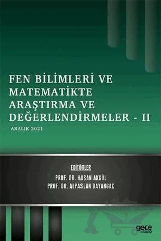 Fen Bilimleri ve Matematikte Araştırma ve Değerlendirmeler 2