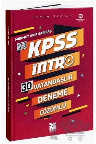 KPSS Vatandaşlık İntro 30 Deneme
