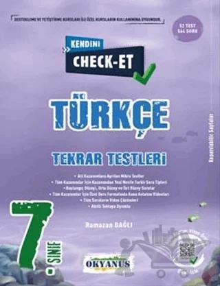 7. Sınıf Kendini Check - Et Türkçe Tekrar Testleri