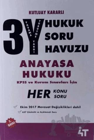 3Y Hukuk Soru Havuzu - Anayasa Hukuku