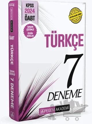 2024 KPSS ÖABT Türkçe Öğretmenliği Tamamı Çözümlü 7 Deneme