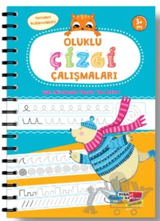 Oluklu Çizgi Çalışmaları Kitabı 3 Yaş ve Üzeri
