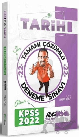 2022 KPSS Tarih Tamamı Çözümlü 22 Deneme