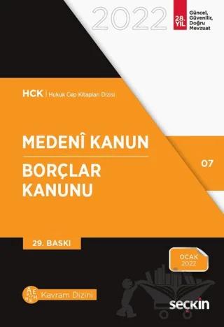 Medeni Kanun - Borçlar Kanunu
