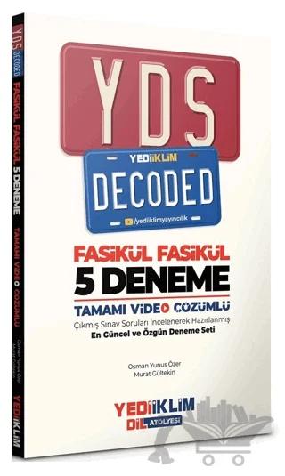 YDS Decoded 5 Deneme Sınavı Video Çözümlü
