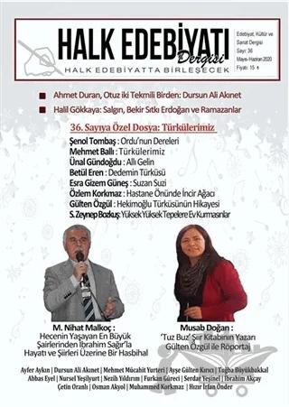 Halk Edebiyatı Dergisi Sayı: 36 Mayıs-Haziran 2020