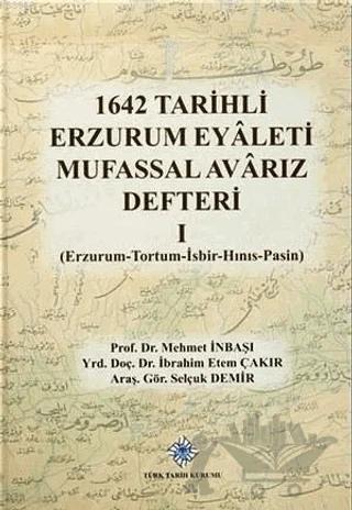 1642 Tarihli Erzurum Eyaleti Mufassal Avarız Defteri 1