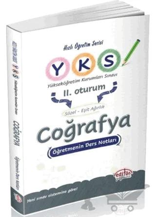 YKS 2.Oturum Coğrafya Öğretmenin Ders Notları