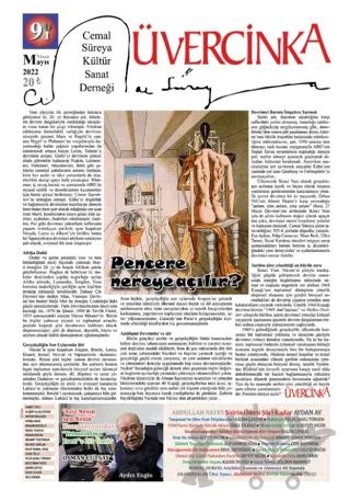 Üvercinka Dergisi: 90 - 91 Mayıs - Nisan 2022