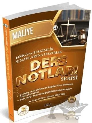2026 HMGS Hakimlik HUKAL Maliye Ders Notları