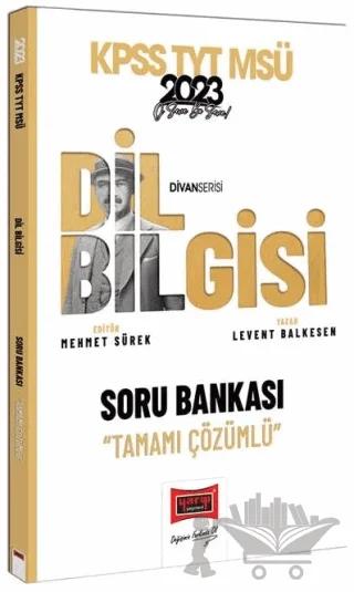 Yargı 2023 YKS TYT KPSS MSÜ DİVAN Dil Bilgisi Soru Bankası Çözümlü Yargı Yayınları