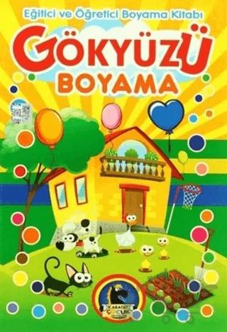 Gökyüzü Boyama - Eğitici ve Öğretici Boyama Kitabı (4 Kitap Takım)
