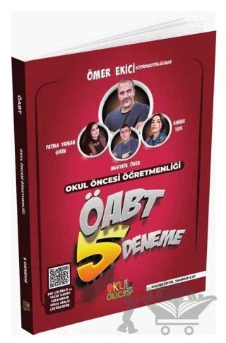 ÖABT MEB-AGS Okul Öncesi Öğretmenliği 5 Deneme – Ömer Ekici, Fatma Yaman Şirin, Mustafa Önen, Amine Işık – Okul Öncesi TV kitap kapağı