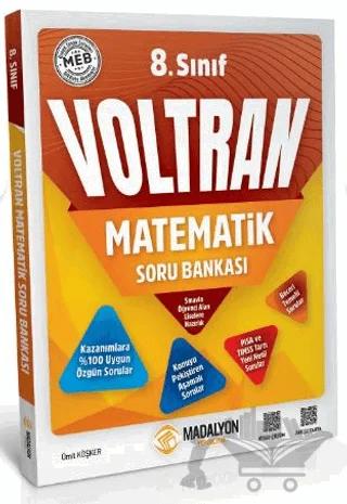 Voltran 8.Sınıf Matematik Soru Bankası – Ümit Köşker – Madalyon Yayınları kitap kapağı