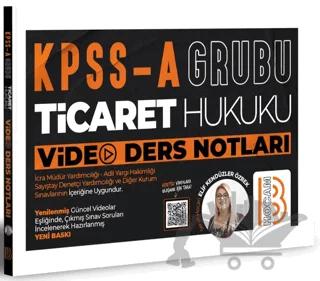 KPSS A Grubu Ticaret Hukuku Video Ders Notları