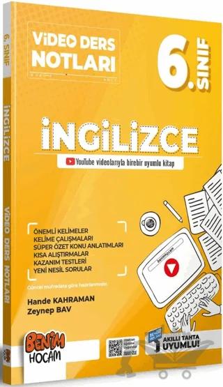 6. Sınıf İngilizce Video Ders Notları (Konu Anlatımı)