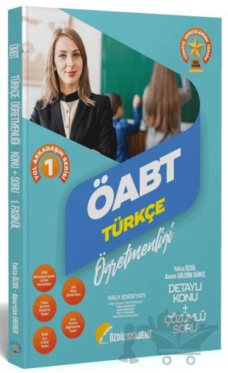 2022 ÖABT Türkçe 1. Kitap Halk Edebiyatı Konu Anlatımlı Soru Bankası
