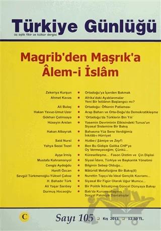 Türkiye Günlüğü Dergisi Sayı: 105