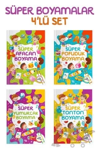 Süper Boyamalar - 4 Kitaplık Set