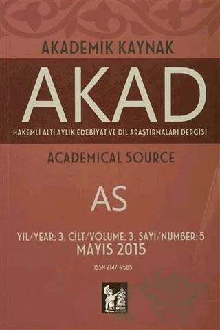 Akad Akademik Kaynak Dergisi Sayı: 5
