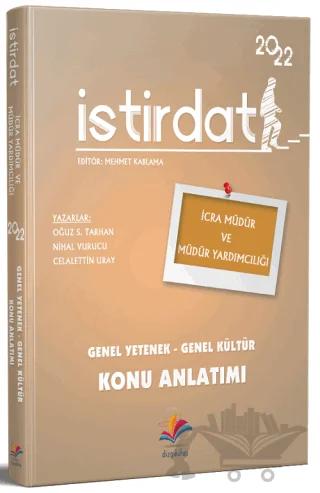 2022 İcra Müdür ve Yardımcılığı İstirdat Genel Yetenek Genel Kültür Konu Anlatımı