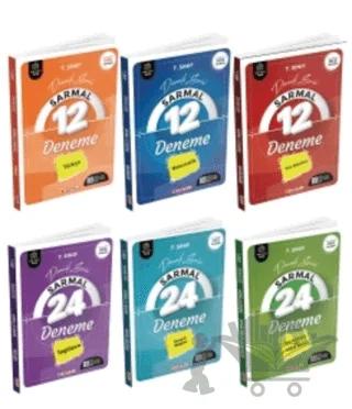 7. Sınıf Türkçe + Matematik + Fen Bilimleri + İngilizce + Din Kültürü Ve Ahlak Bilgisi + Sosyal Bilgiler Sarmal Deneme Seti