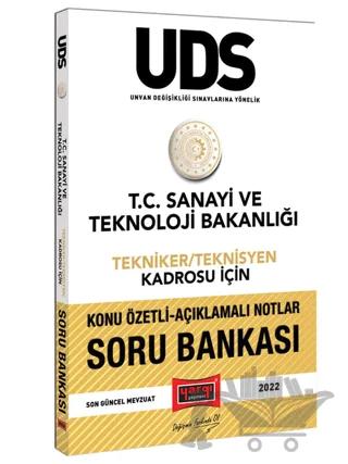 Yargı Yayınları UDS T.C. Sanayi ve Teknoloji Bakanlığı Tekniker/Teknilsyen Kadrosu İçin Unvan Değişikliği Sınavına Yönelik Konu Özetli Açıklamalı Soru Bankası
