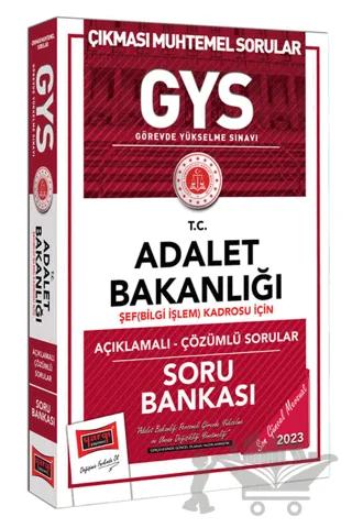 Yargı Yayınları 2023 GYS Adalet Bakanlığı GYS Şef (Bilgi İşlem) Kadrosu İçin Açıklamalı Soru Bankası