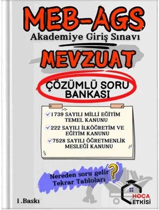 MEB-AGS Mevzuat Soru Bankası Çözümlü