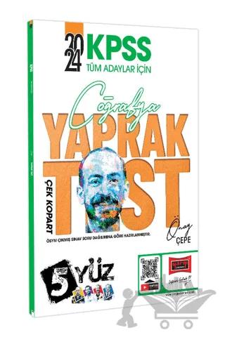 2024 KPSS Tüm Adaylar İçin 5Yüz Coğrafya Çek Kopart Yaprak Test