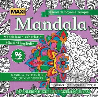 Maxi Mandala Desenlerle Boyama Terapisi 15