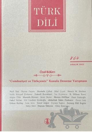 Türk Dili Dergisi Sayı: 864 Aralık 2023